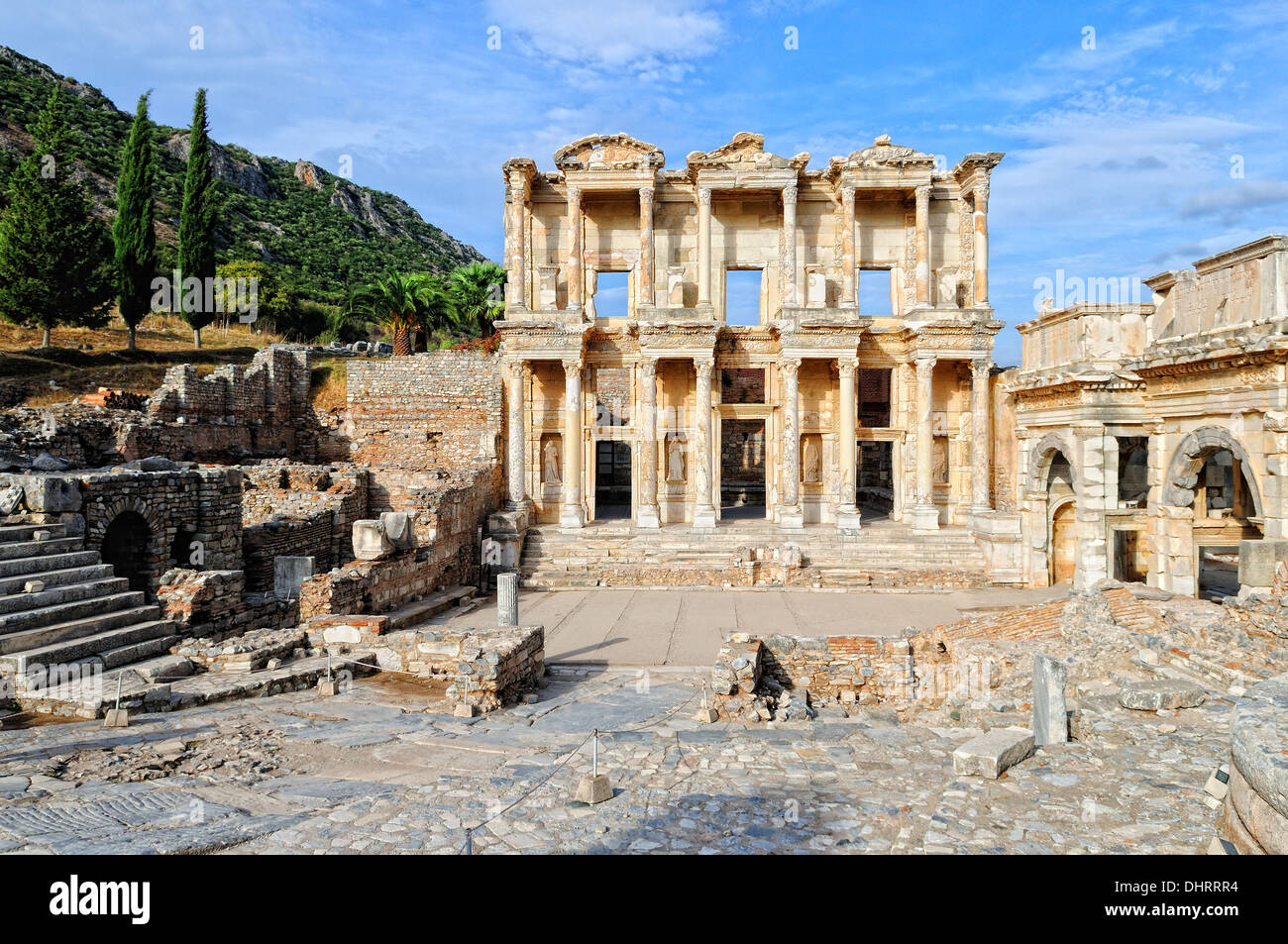 Celsus Library Ephesus in Turkey Stock Photo