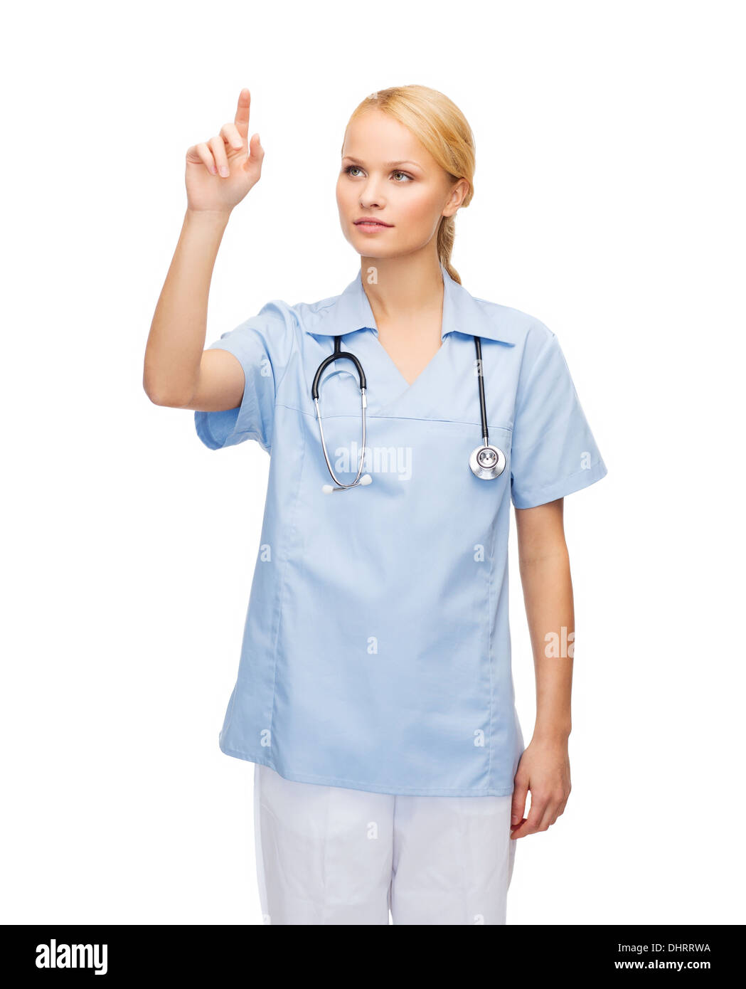 Nice professional doctor pointing hi-res stock photography and images ...