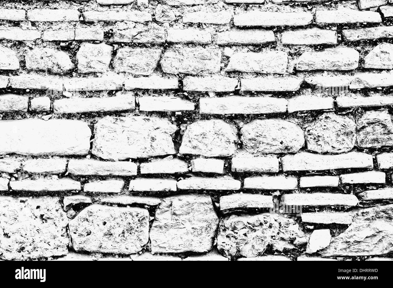 old white wall Stock Photo