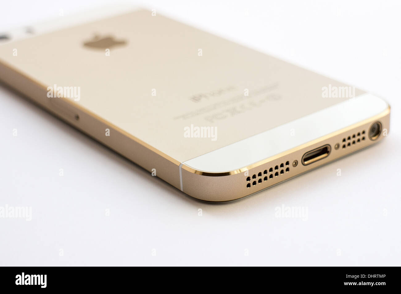 Apple iPhone 5s Gold 5 Stock Photo - Alamy