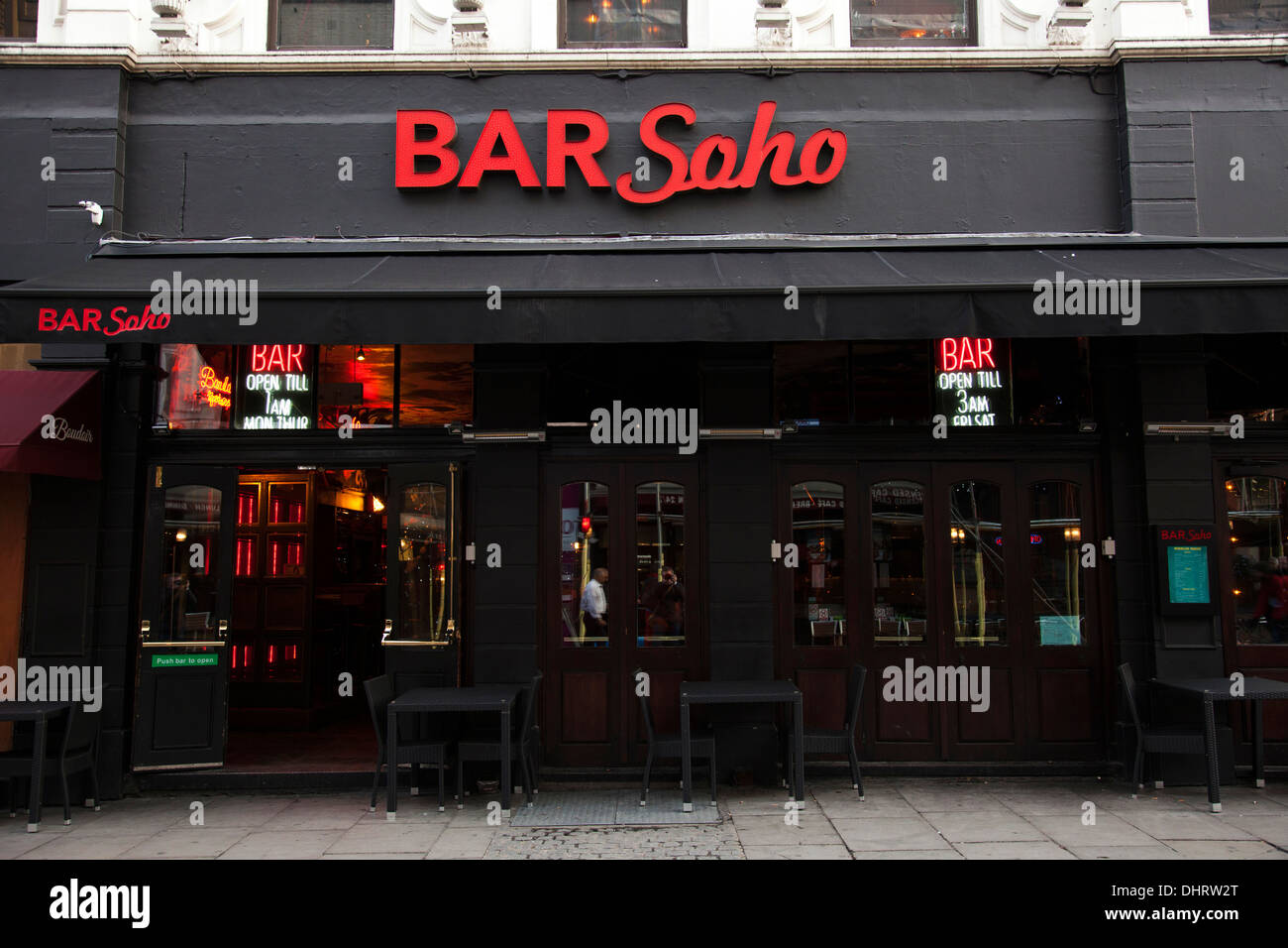 Bar Soho, Old Compton Street, Soho, London, England, U.K Stock Photo