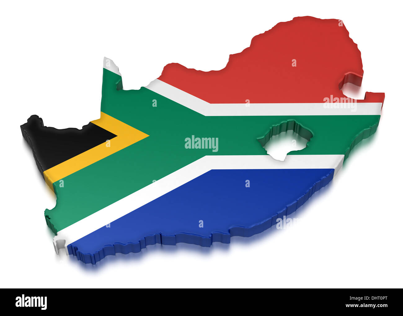 The Shape Of The African Continent High Resolution Stock Photography