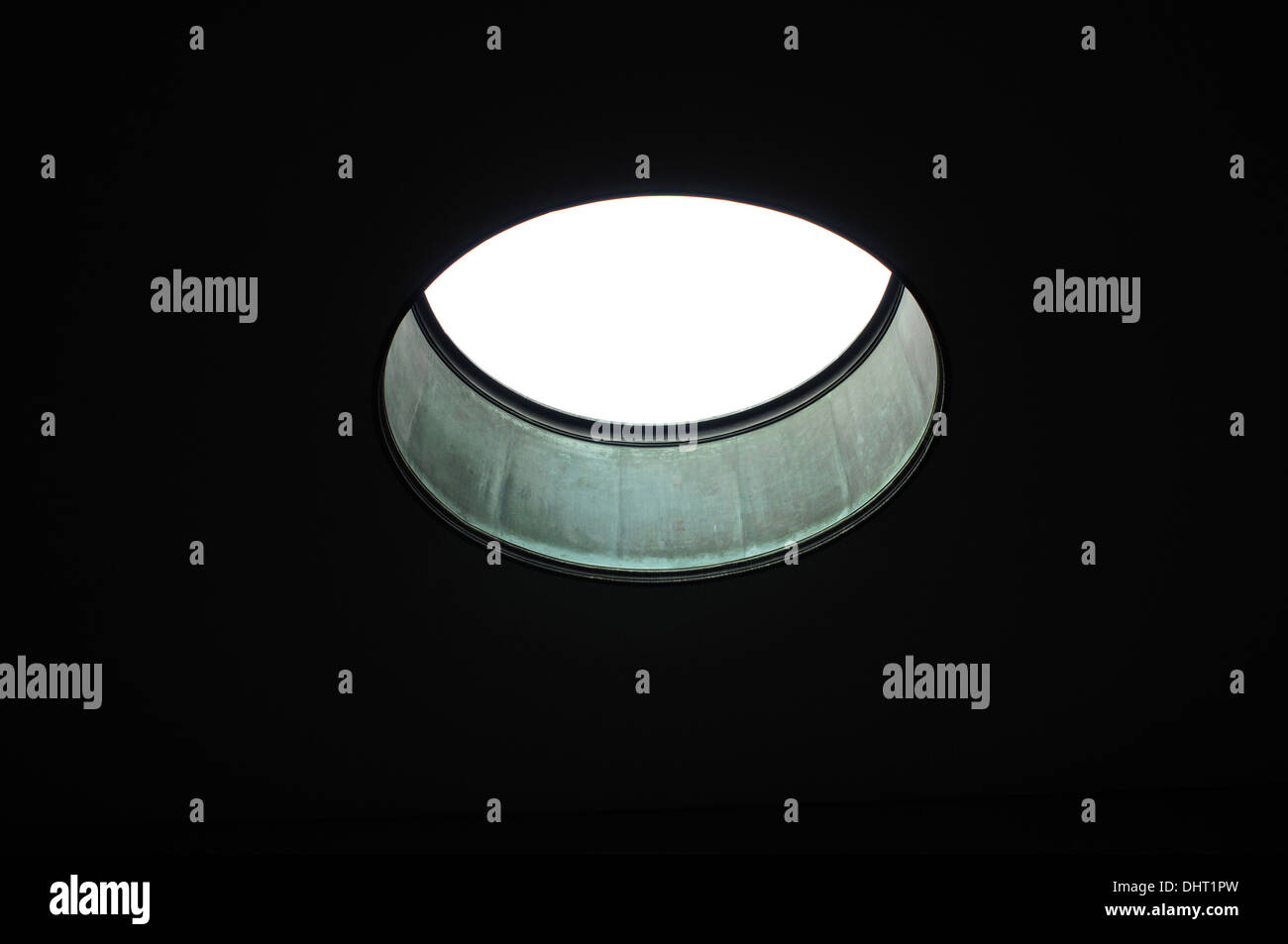 A hole in a wall, Berlin, Germany Stock Photo