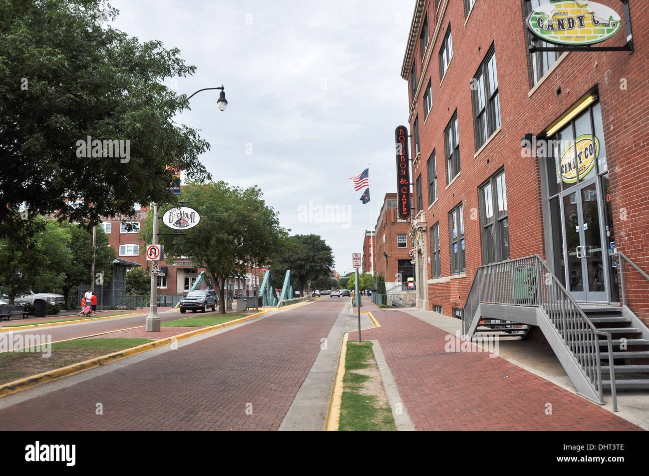 Downtown Oklahoma City Bricktown Stock Photo Alamy