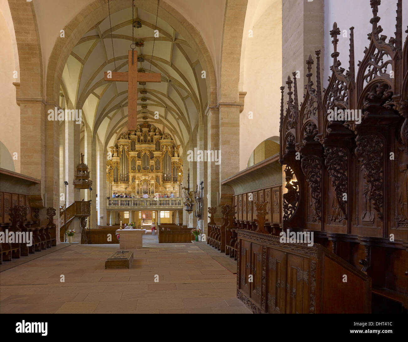 Merseburg Cathedral, Ladegast organ, Merseburg, Saxony-Anhalt, Germany  Stock Photo - Alamy