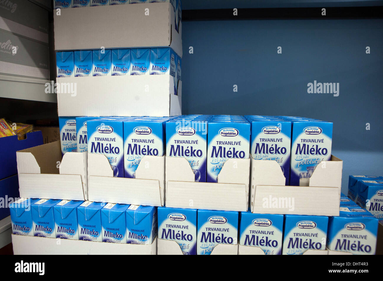 sale of products in the supermarket Czech Republic Stock Photo - Alamy