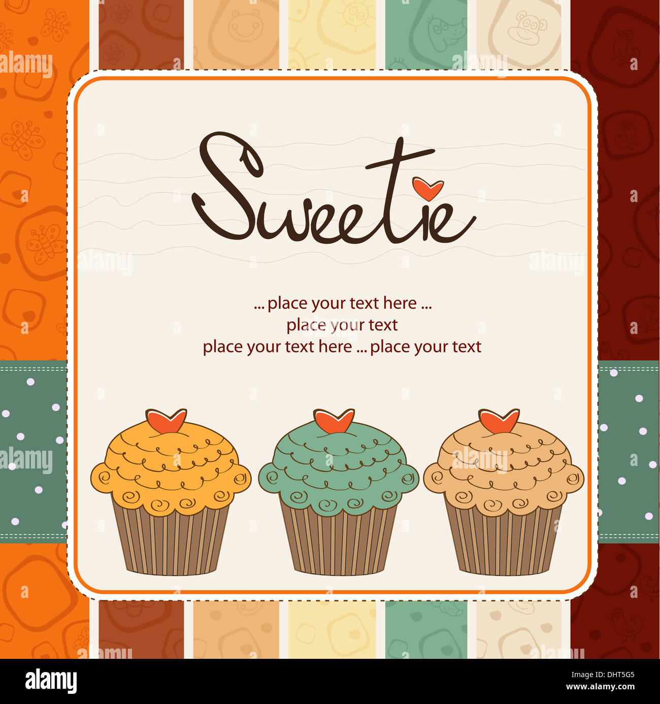 Birthday Cupcake Illustration In Vector Format Stock Photo Alamy Birthday Cupcake Illustration In Vector Format Stock Photo Alamy