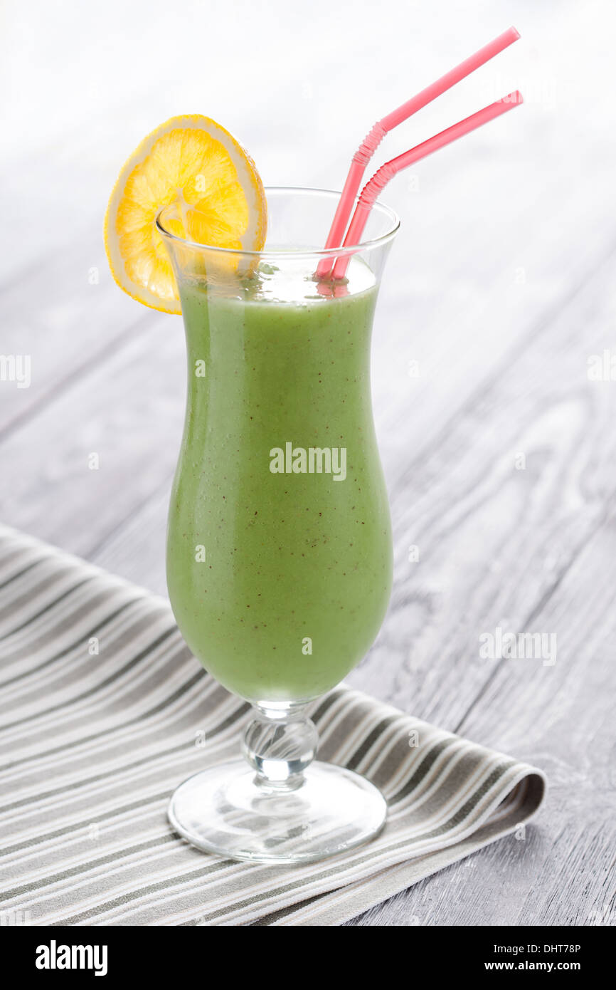 Kiwi fruit cocktail Stock Photo Alamy