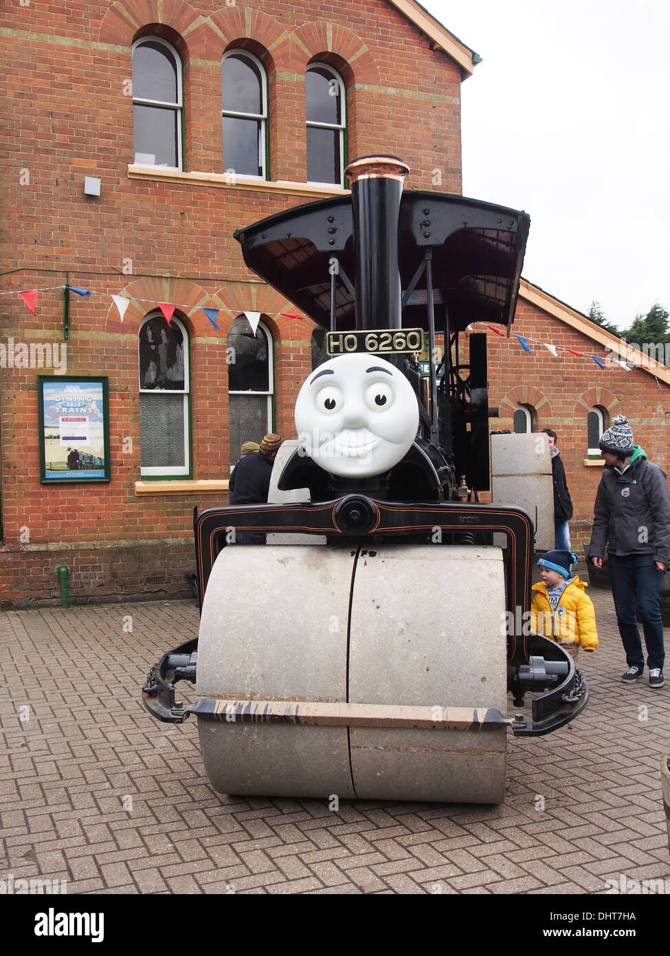 George the steam roller from the Thomas the Tank Engine TV series and books Stock Photo