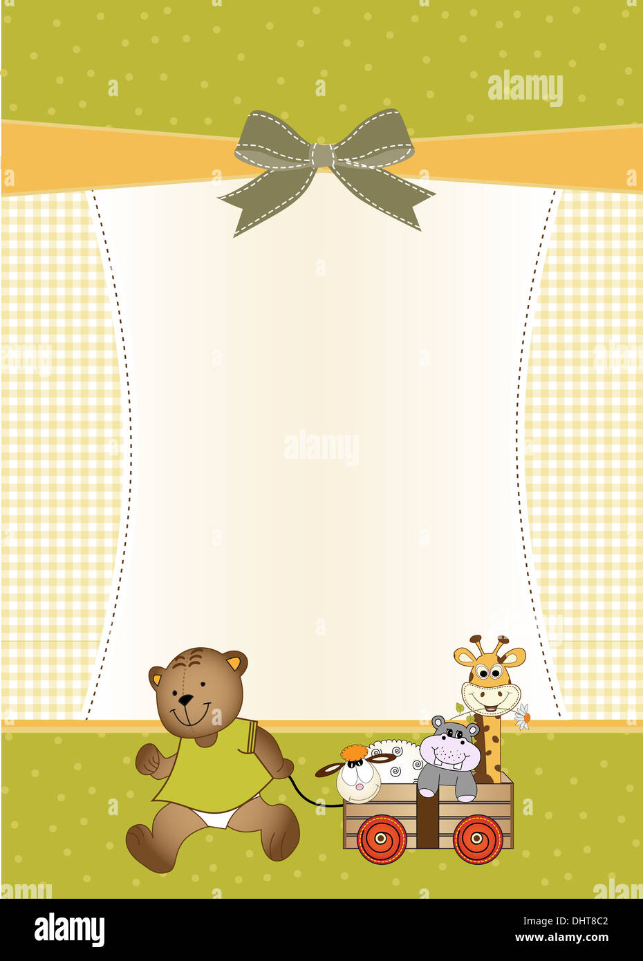 baby shower greeting card Stock Photo Alamy