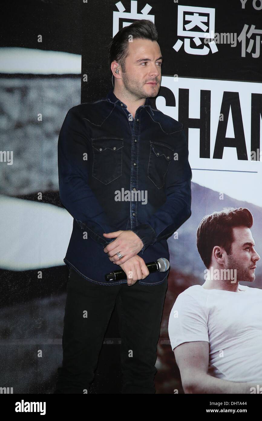 Taipei, China. 13th Nov, 2013. Irish singer and songwriter Shane Filan ...