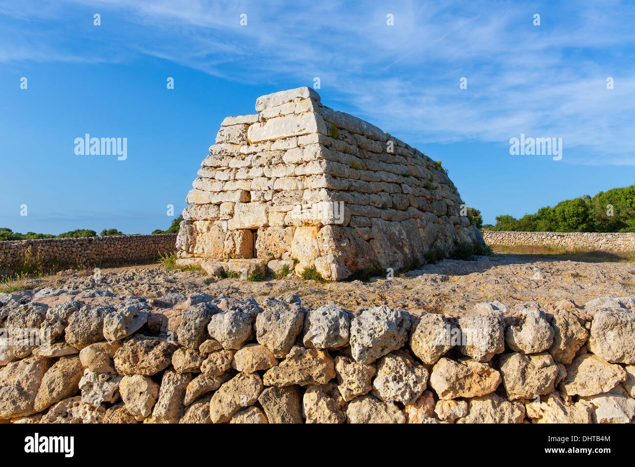 Prehistoric naveta des tudons menorca hi-res stock photography and ...