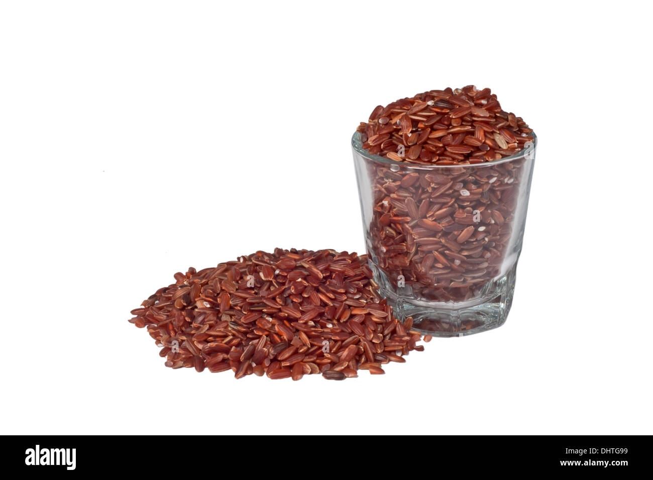 Old Red Rice Old rice plant Cut Out Stock Images & Pictures - Alamy