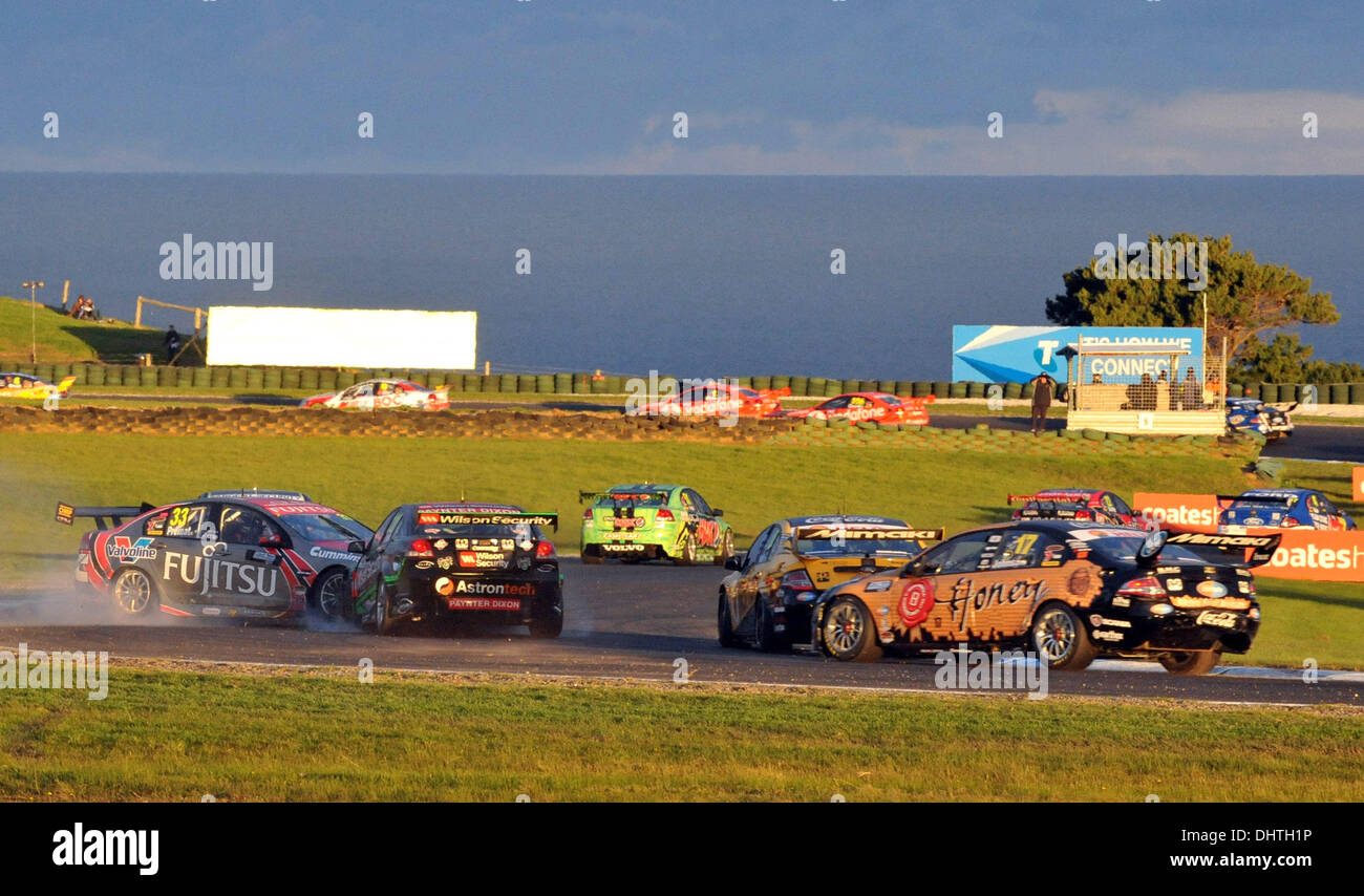 Atmosphere The V8 SuperCar Championship Series on Phillip Island Victoria, Australia - 19.05.12 Stock Photo
