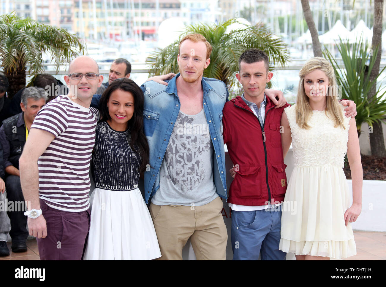 Charlie Maclean, Gary Maitland, Jasmin Riggins, William Ruane, Paul Brannigan, Siobhan Reilly 'The Angel's Share' photocall during the 65th Cannes Film Festival Cannes, France - 22.05.12 Stock Photo