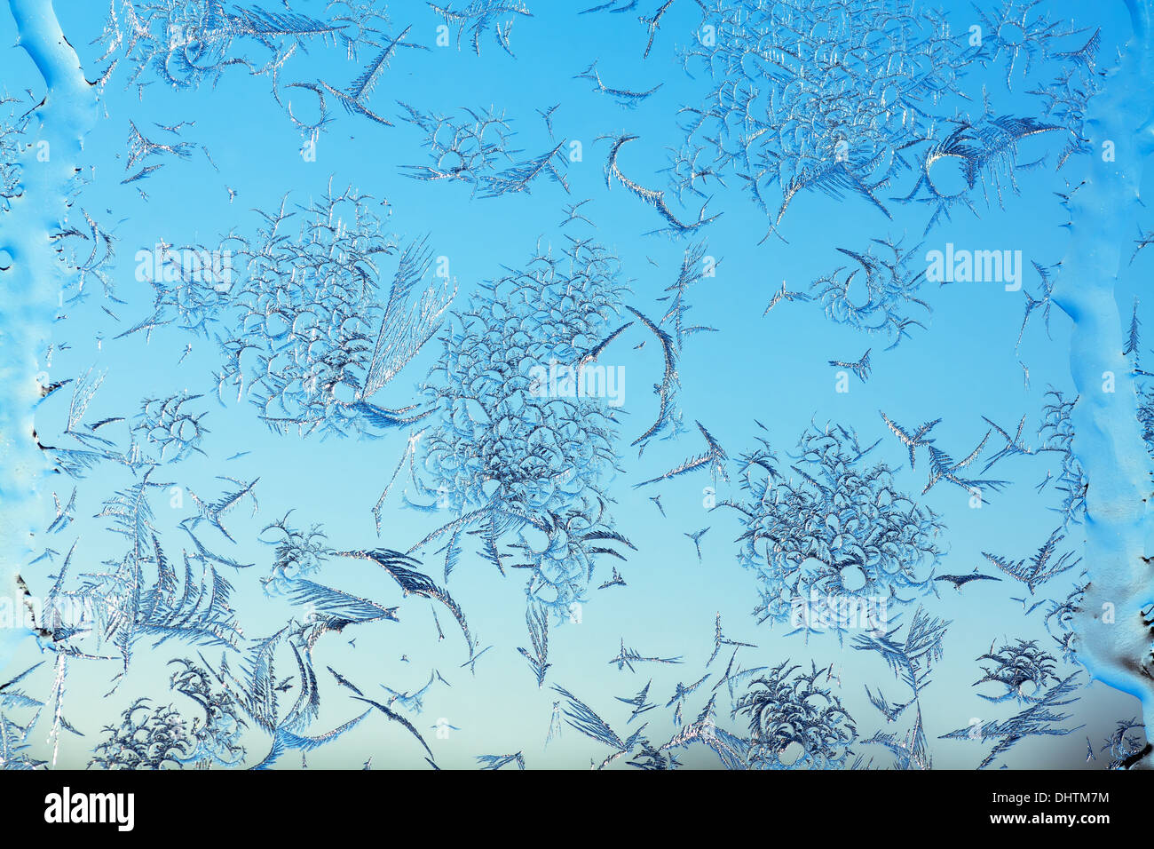 abstract background from frosty pattern on glass Stock Photo - Alamy