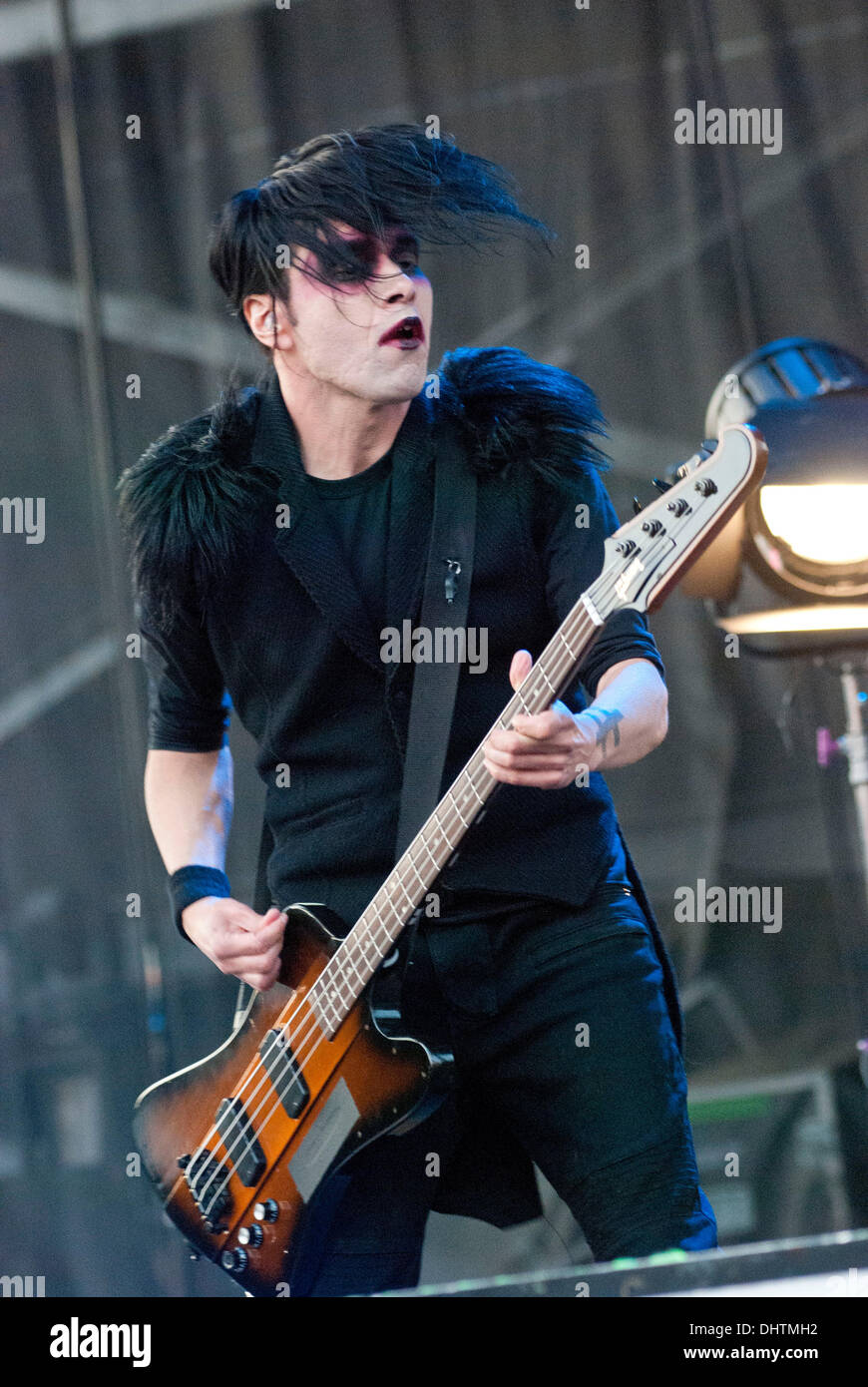 Twiggy Ramirez of Marilyn Manson Rock on the Range 2012 - Day 2 Columbus,  Ohio - 20.05.12 Stock Photo - Alamy