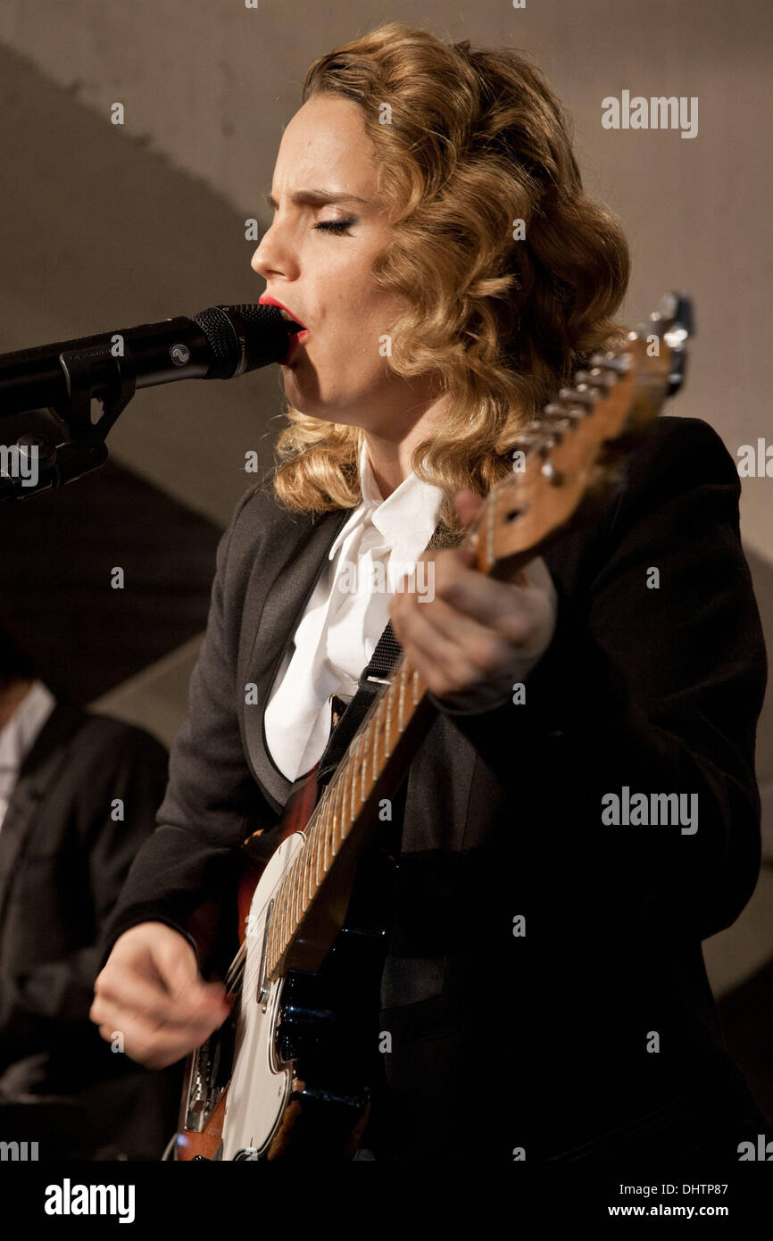 Anna Calvi performs for G-Star Raw new store opening in Cannes during Stock  Photo - Alamy