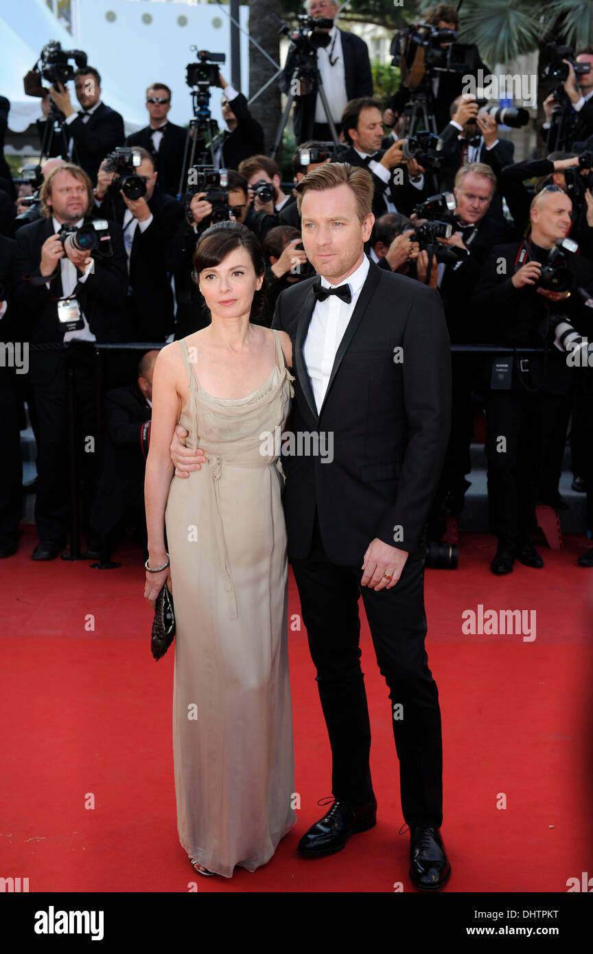 Ewan Mc Gregor and his wife Eve Mavrakis  'On the Road' premiere during the 65th Cannes Film Festival Cannes, France - 23.05.12 Stock Photo