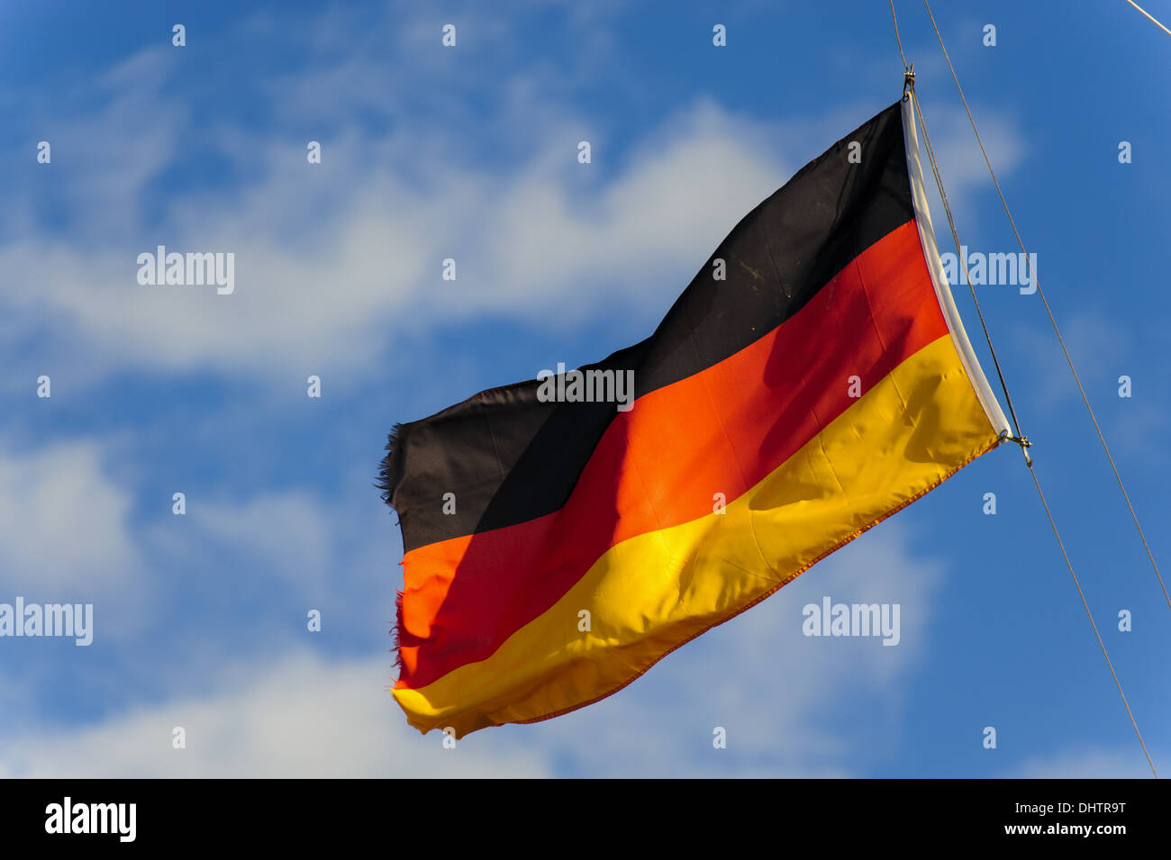 Flag of the Federal Republic of Germany Stock Photo