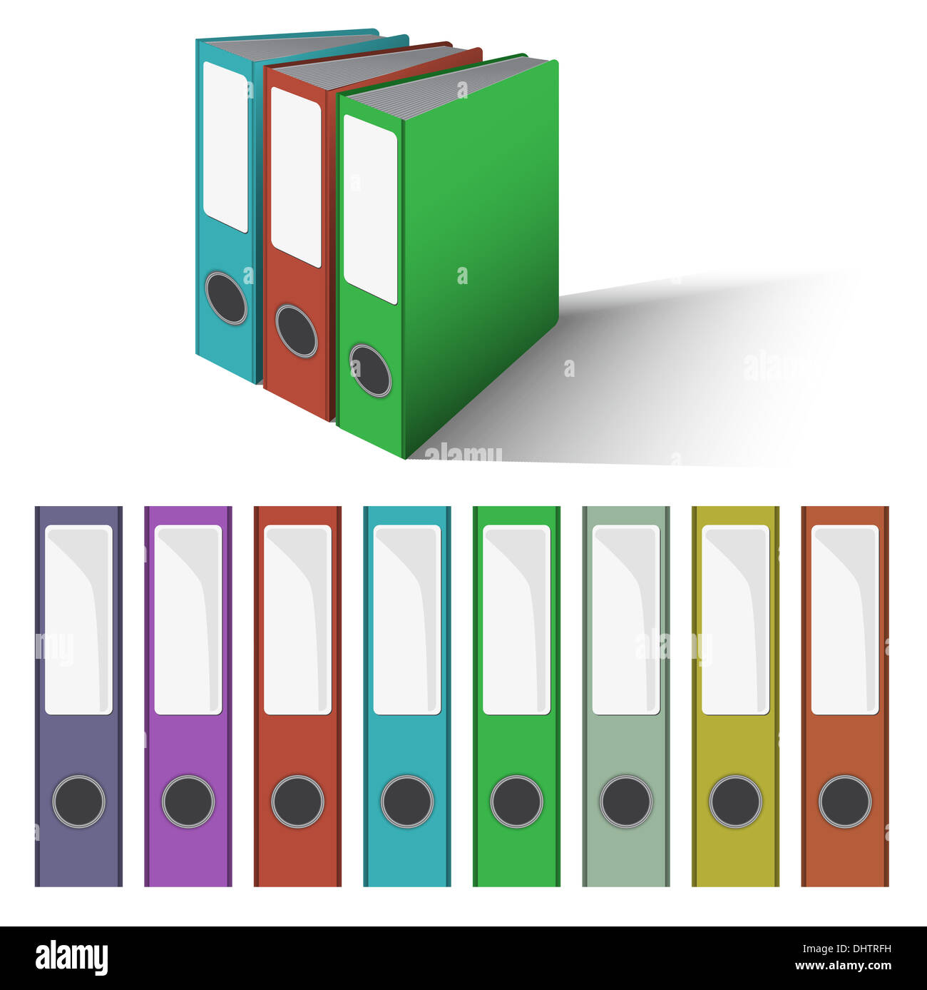 Files and Folders Vector Stock Photo - Alamy