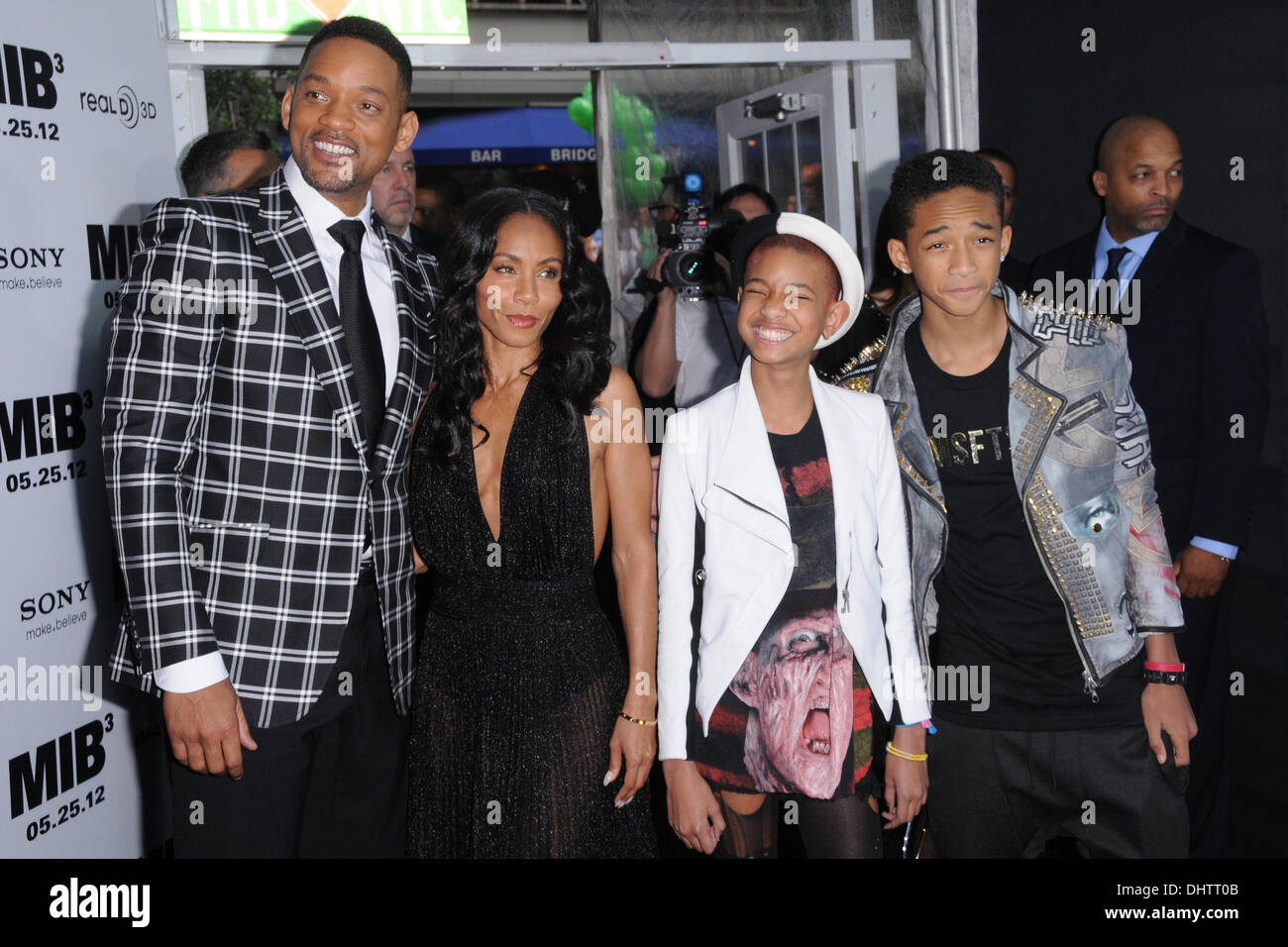Will Smith, Jada PinkettSmith, Willow Smith, Jaden Smith 'Men in Black(02)