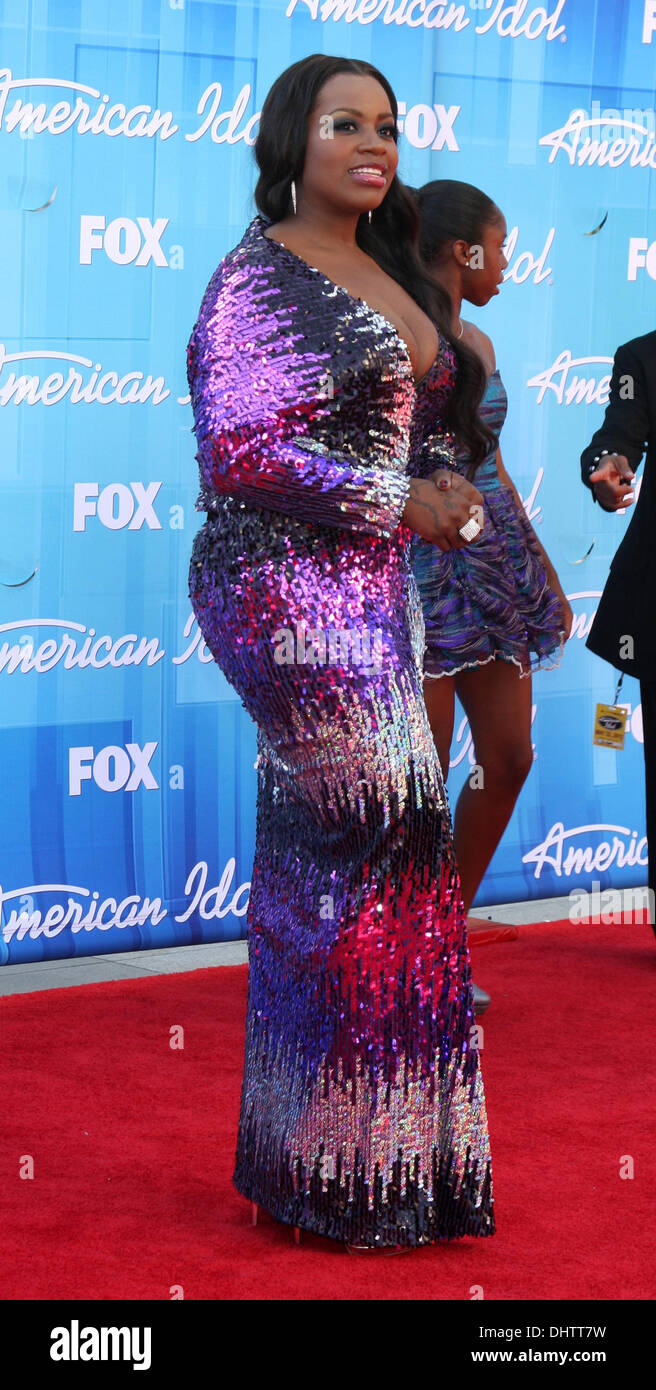 FILE - Fantasia Barrino attends the Studio 189 runway show during