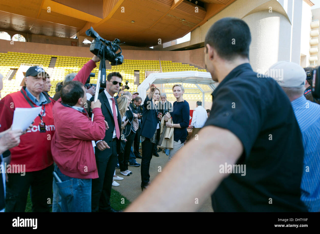 Princess Charlene of Monaco Charity football match between Prince