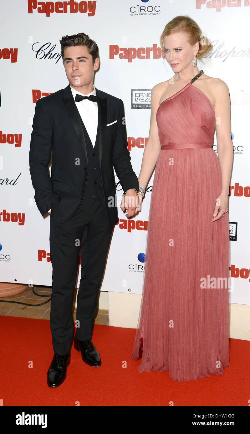 Zac Efron and Nicole Kidman, at the 'The Paperboy' premiere afterparty