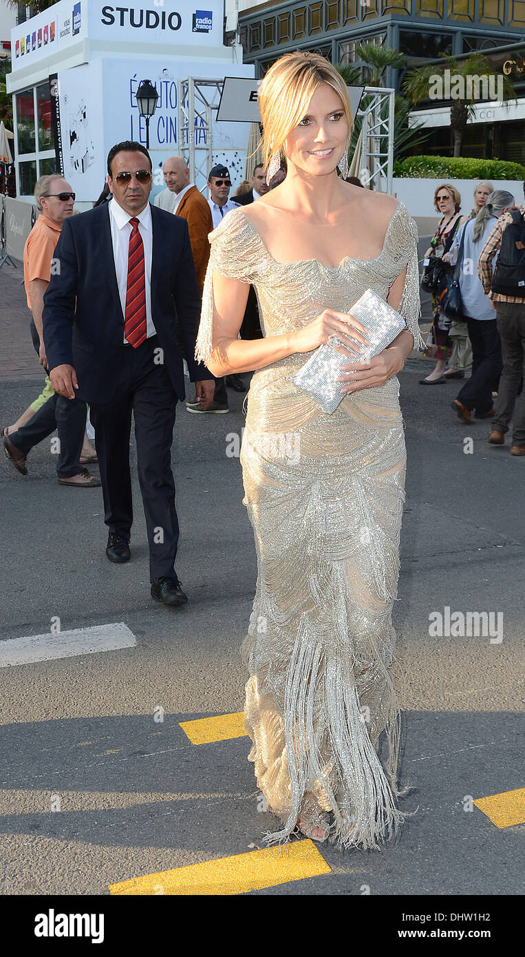 Heidi Klum AmfAR's Cinema Against Aids gala 2012 during the 65th annual