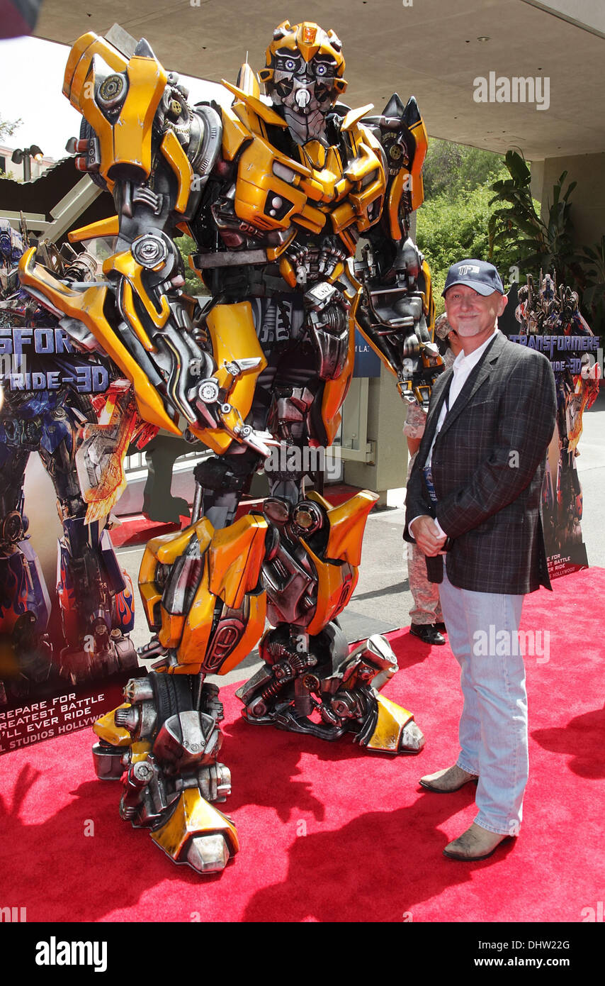 Ian Bryce World Premiere Of Universal Studios Hollywood's 'Transformers: The Ride-3D' at Universal Studios Hollywood  Universal City, California - 24.05.12 Stock Photo