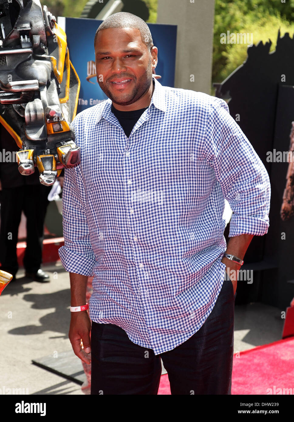 Anthony Anderson World Premiere Of Universal Studios Hollywood's "Transformers The Ride3D" at