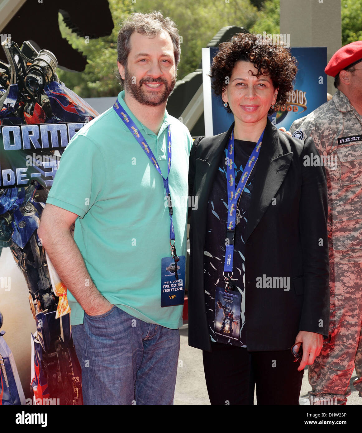 Judd Apatow and guest World Premiere Of Universal Studios Hollywood’s