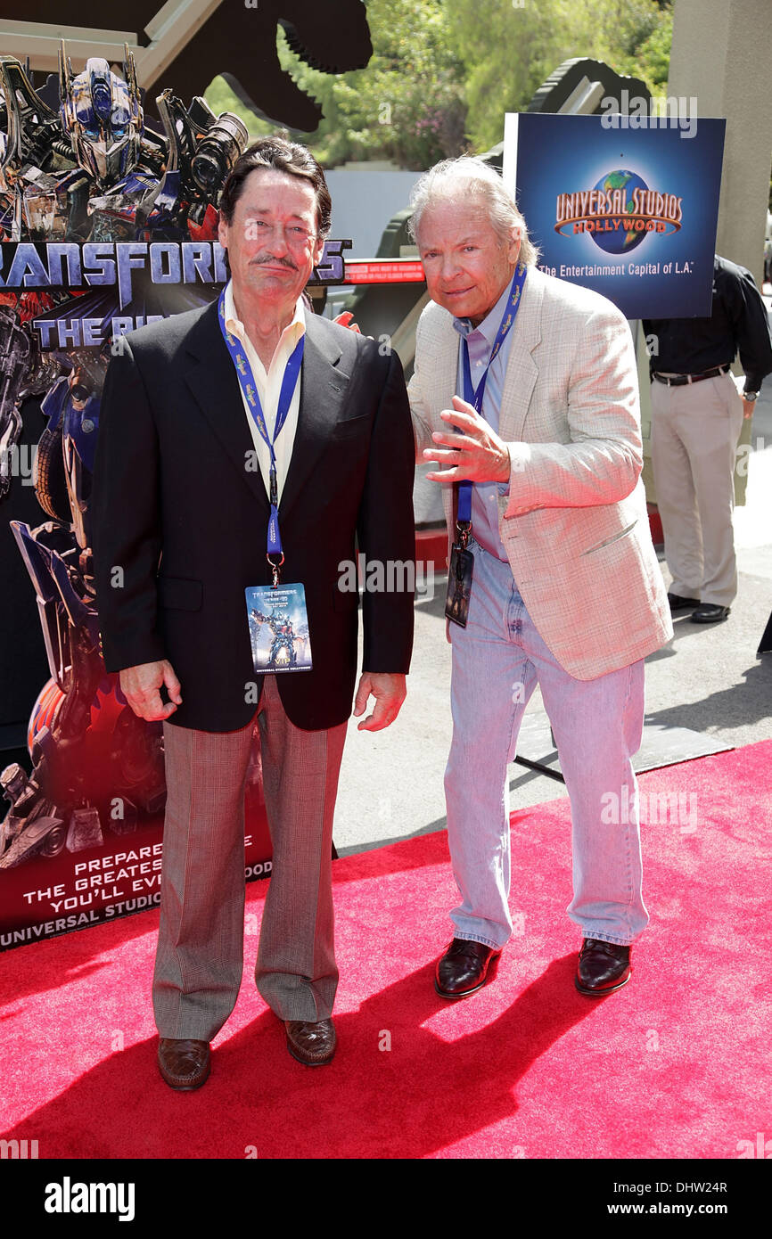 Peter Cullen And Frank Welker World Premiere Of Universal Studios Hollywood S Transformers The Ride 3d At Universal Studios Hollywood Universal City California 24 05 12 Stock Photo Alamy