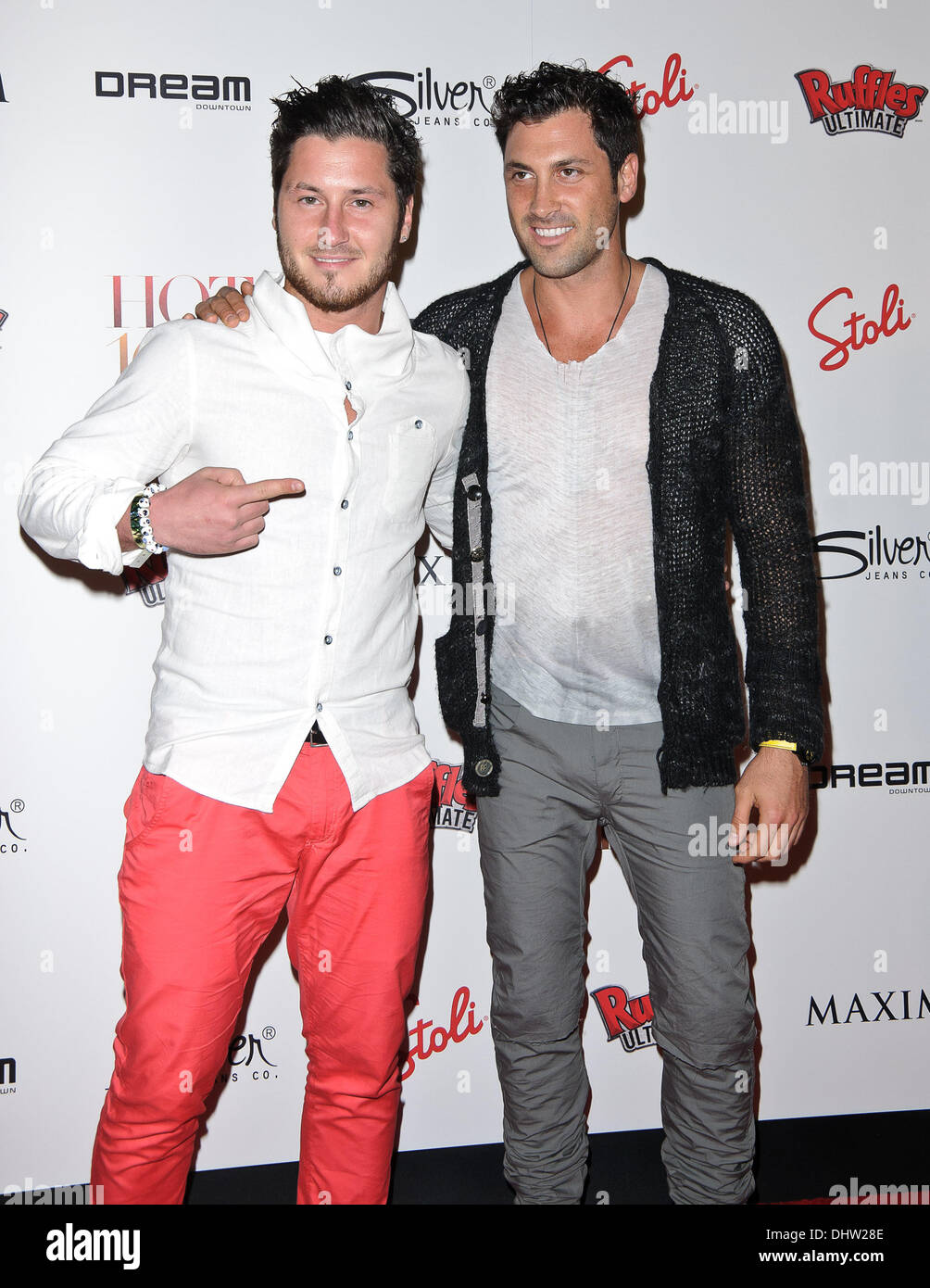 Val Chmerkovsky, Maksim Chmerkovsky Maxim Hot 100 Party at Dream