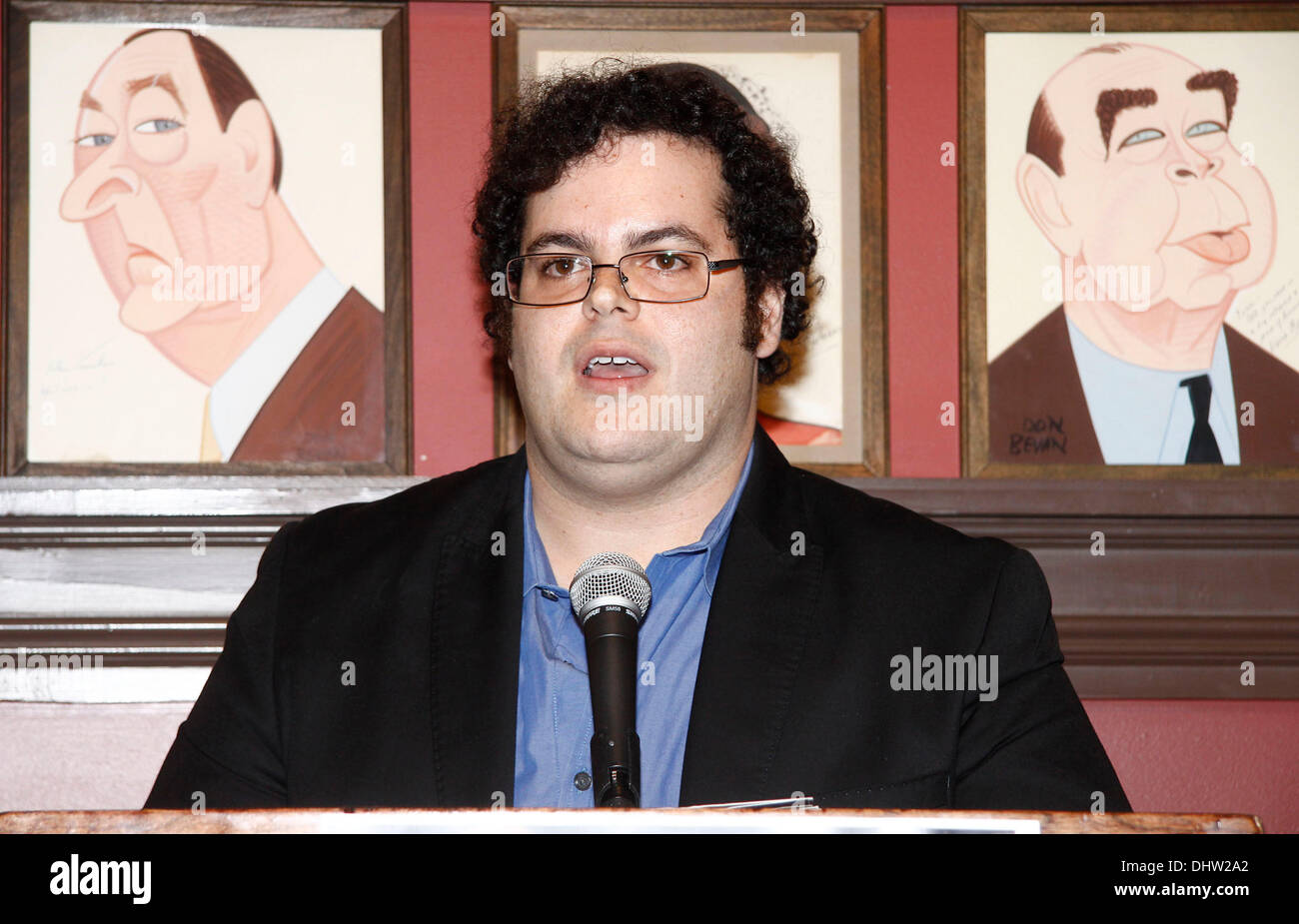 Josh Gad The 62nd Annual Outer Critics Circle Theatre Awards held at Sardi's restaurant New York City, USA – 24.05.12 Stock Photo