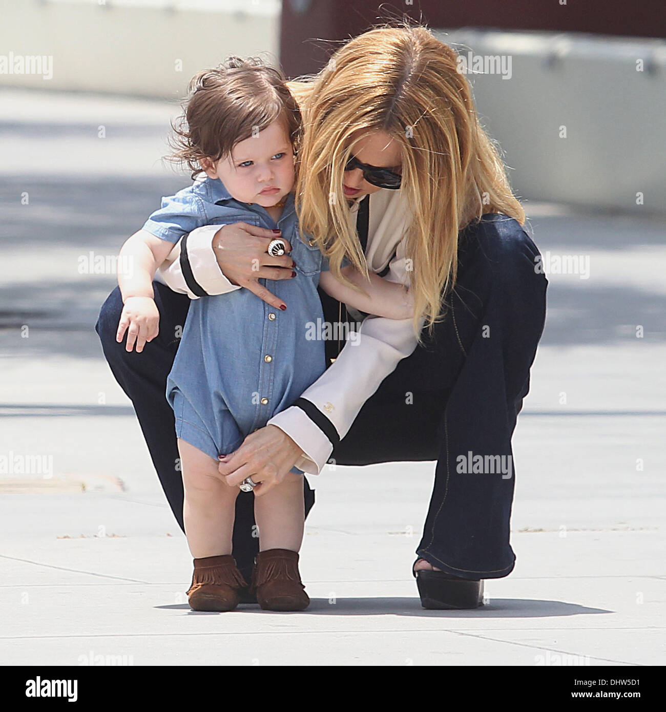 Rachel Zoe has a whale of a time with her children on family day out at the  park