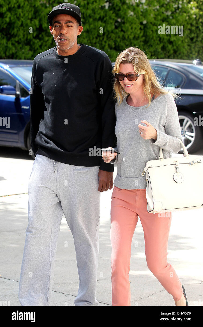 Ellen Pompeo and husband Chris Ivery shop together at Amadi in West