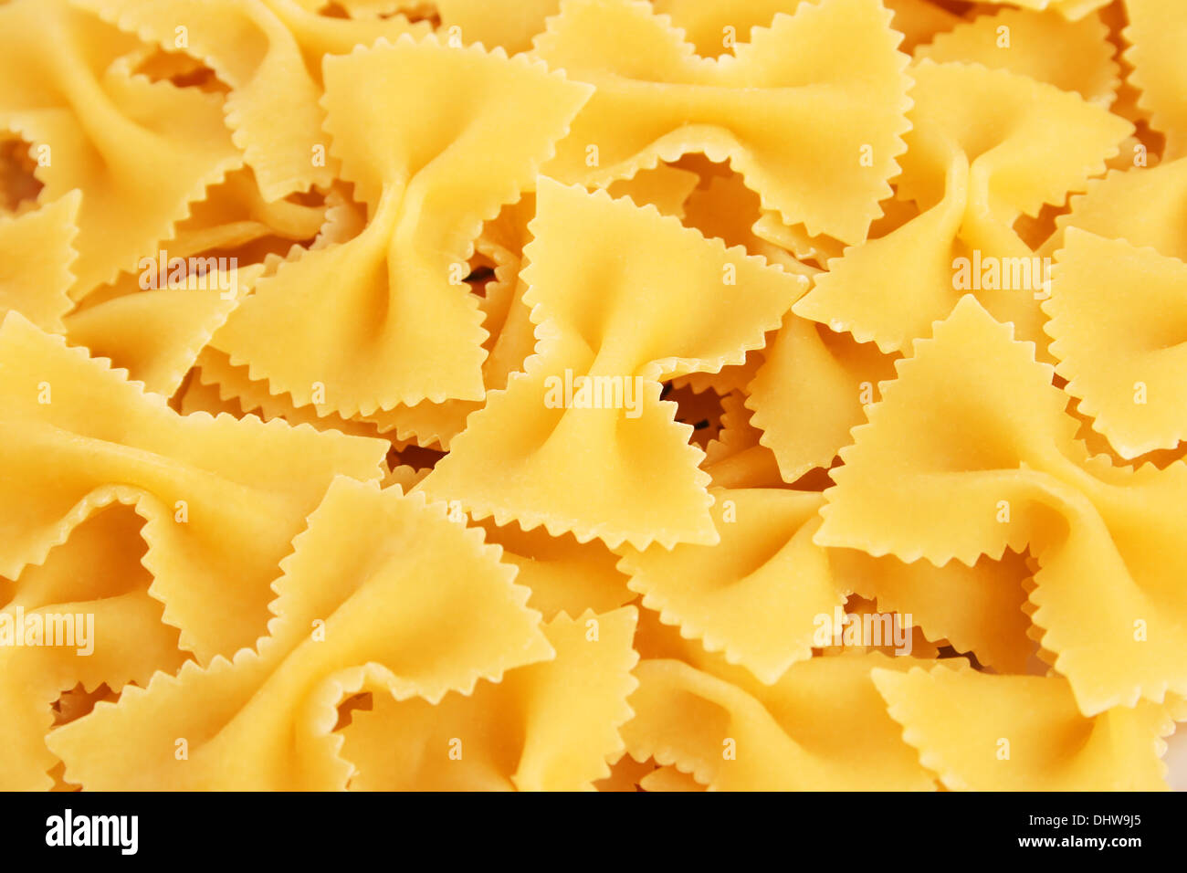 Italian pasta closeup picture as a background. Stock Photo