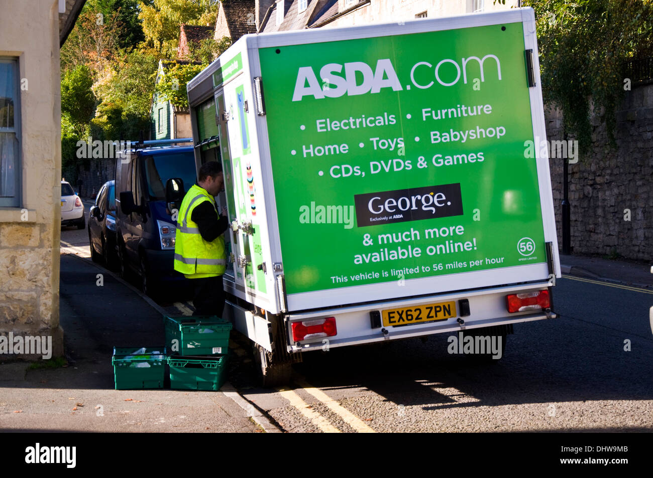 Asda delivery van hi-res stock photography and images - Alamy
