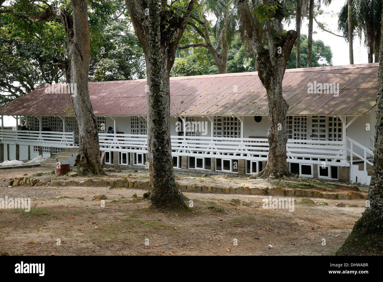 The Albert Schweitzer hospital. The museum. Lambarene. Gabon Stock