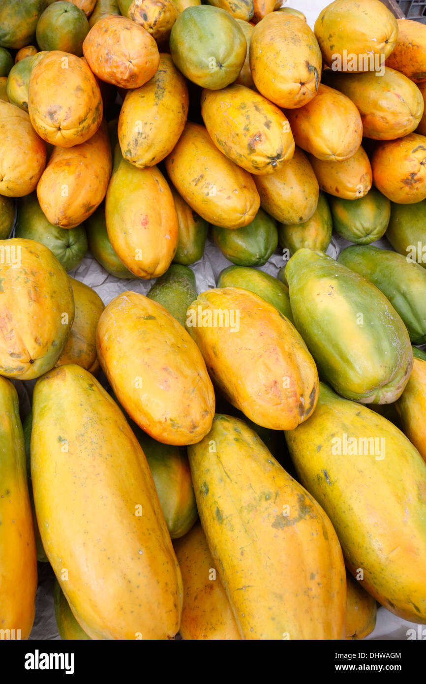 Papayas Stock Photo