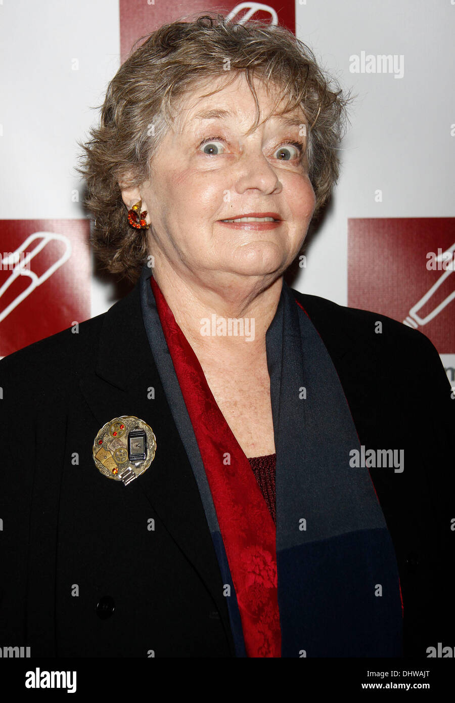 Joyce Van Patten  The New Dramatists 63rd Annual Spring at the Marriott Marquis Hotel - Arrivals New York City, USA - 27.05.12 Stock Photo