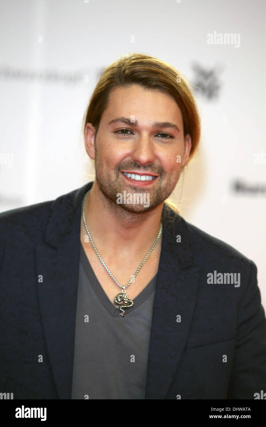 Berlin, Germany. 14th Nov, 2013. David Garrett attends the Bambi Awards at Stage Theatre in Berlin, Germany, 14 November 2013. Photo: Hubert Boesl - NO WIRE SERVICE/dpa/Alamy Live News Stock Photo