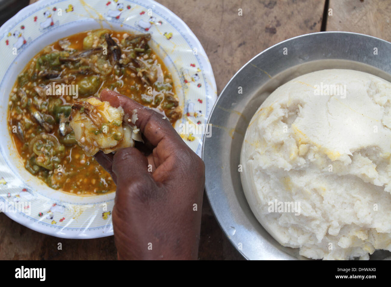 African meal. Stock Photo