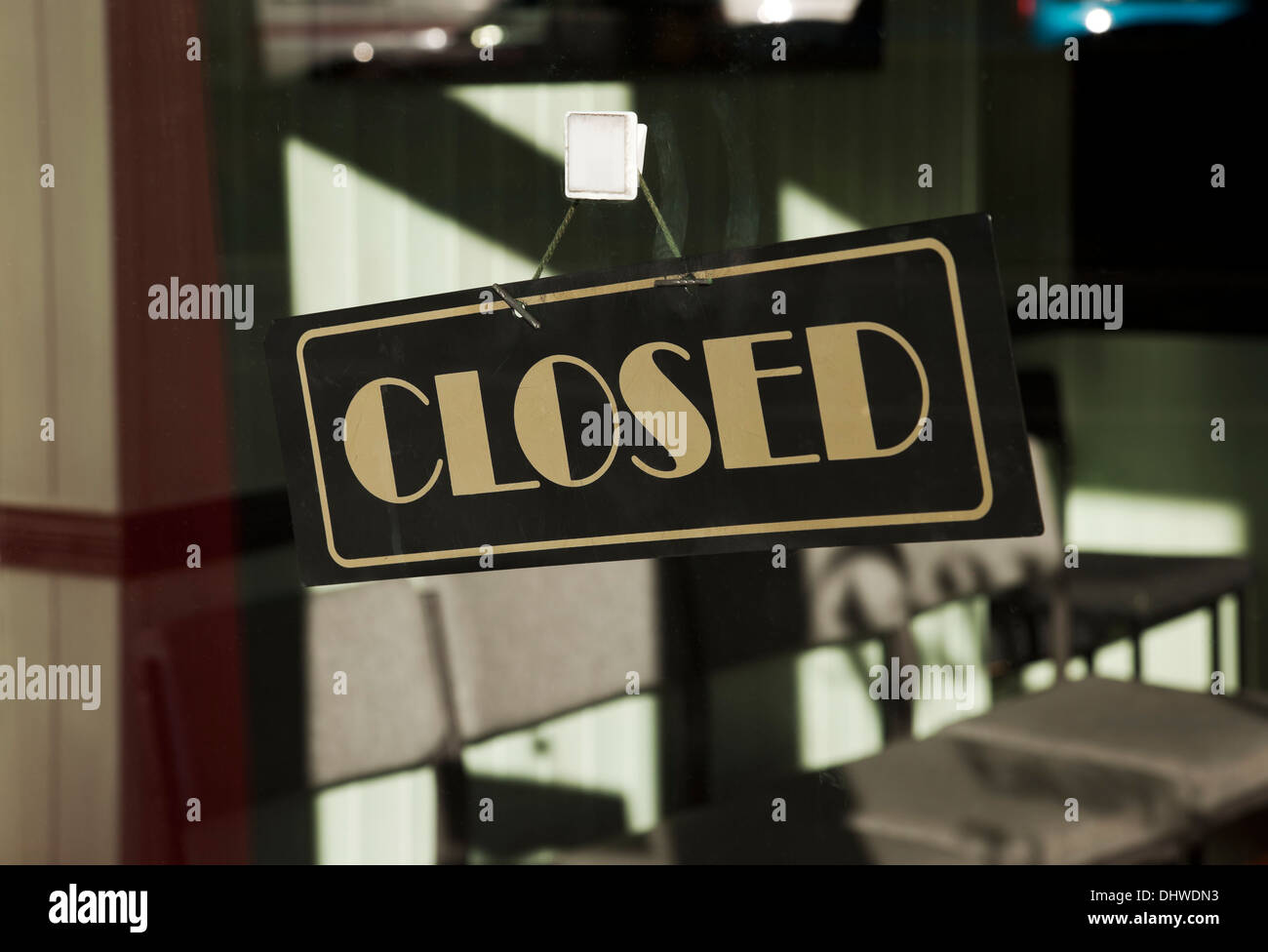store closed signs