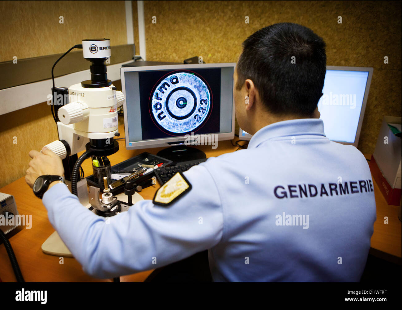 CRIME SCENE INVESTIGATION Stock Photo