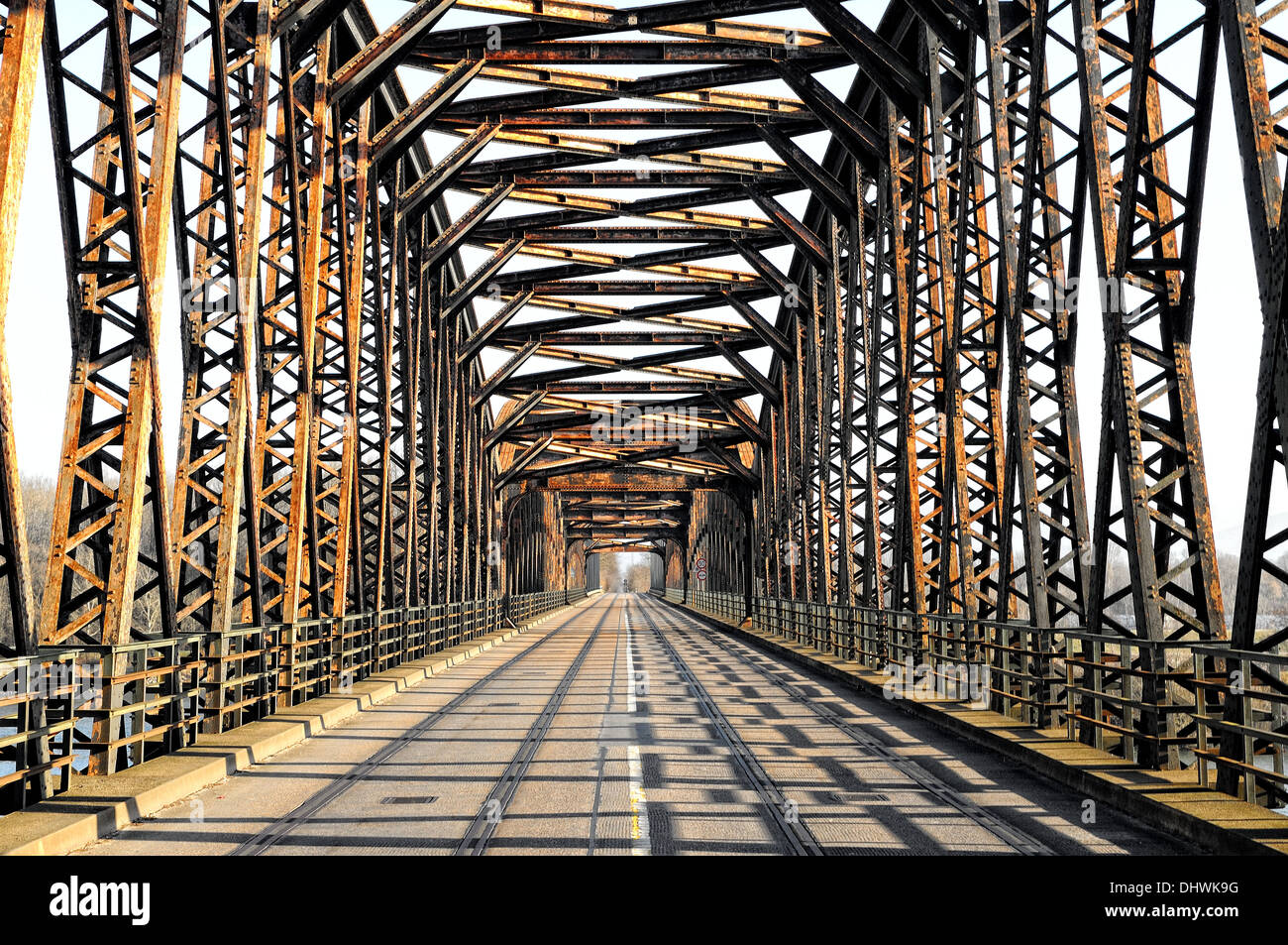 Old Railway Bridge Stock Photo