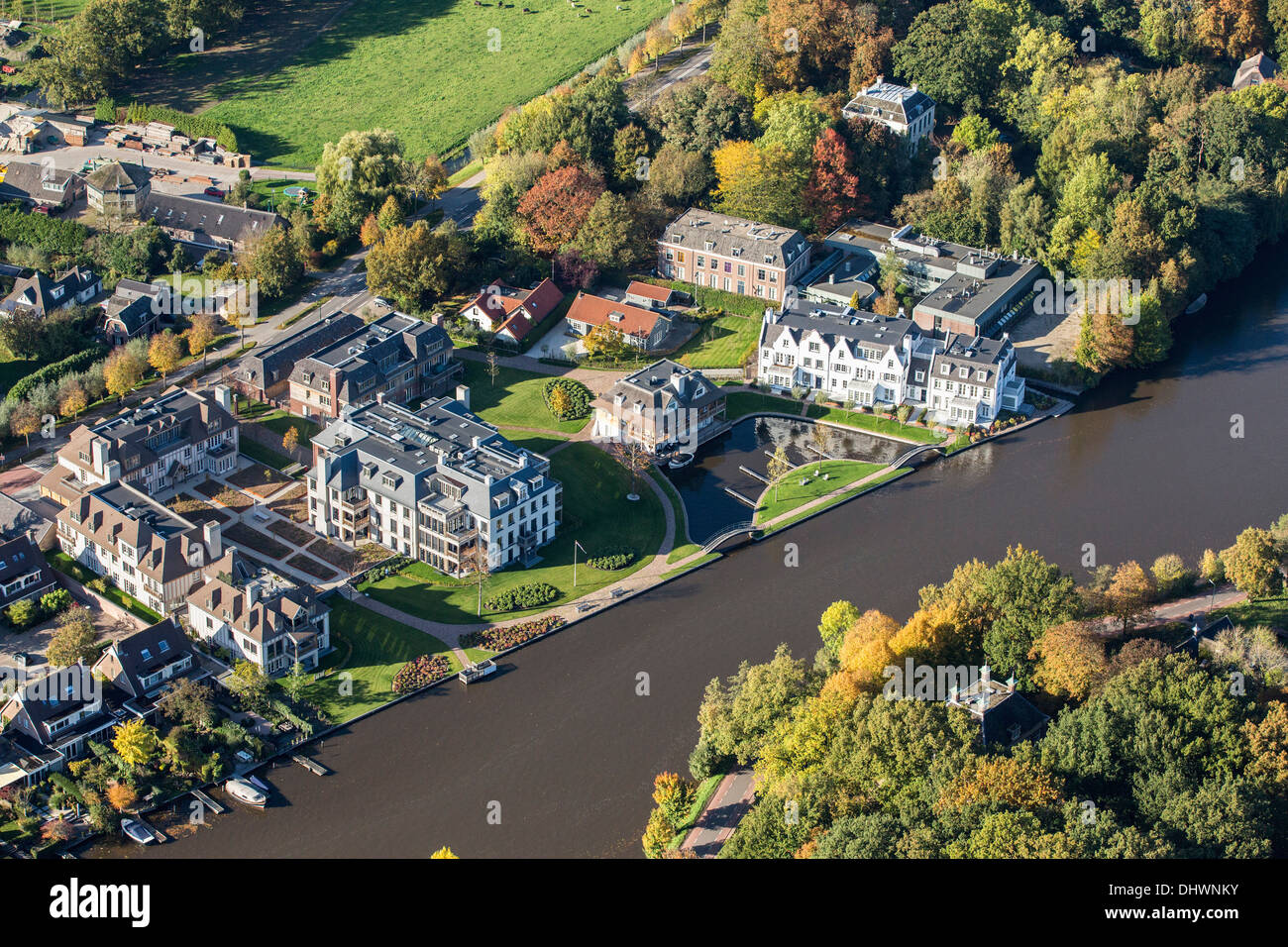 River aerial view rural hi res stock photography and images Alamy