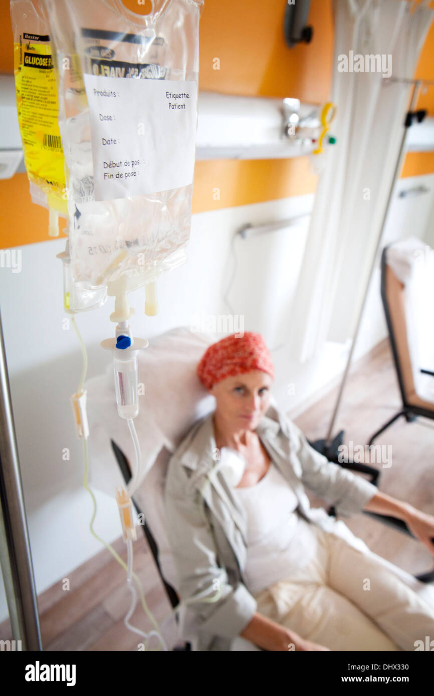 AMBULATORY CHEMOTHERAPY Stock Photo